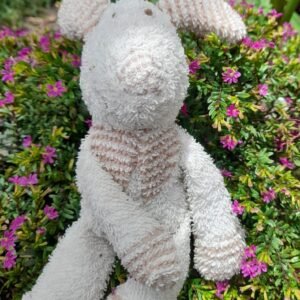 peluche blanco para mascotas